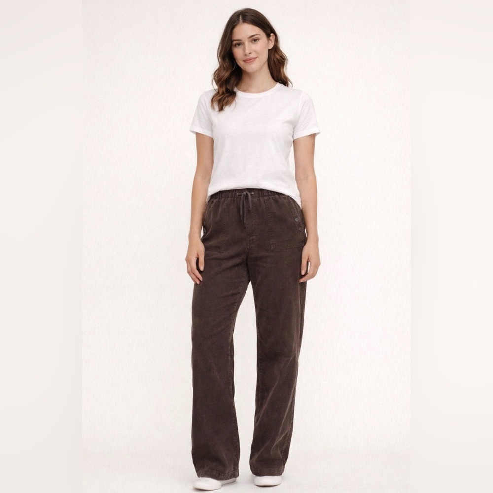 Penningtons Women's Wide Leg Pants in Dark Brown